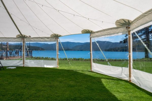 Sailcloth Tent Sidewalls to Rent Mahaiwe Tent Great Barrington, MA