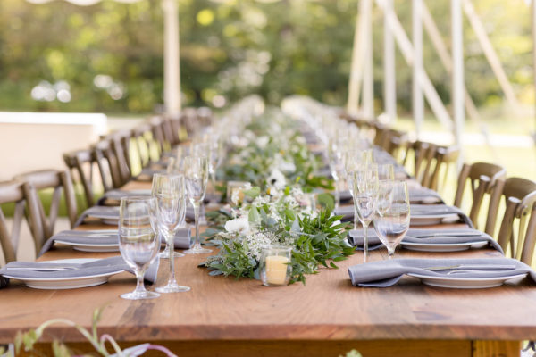 Table settings to rent Berkshires MA