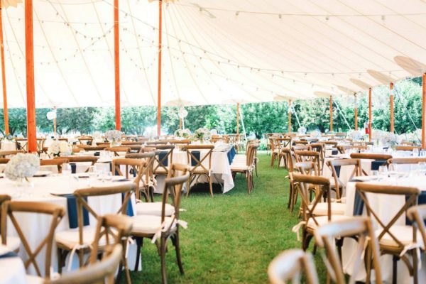 Cross Back Chair to rent Mahaiwe Tent Berkshires MA