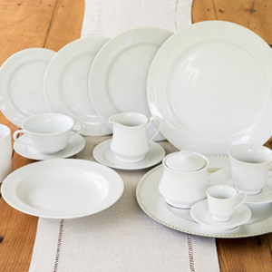 Porcelain China to Rent Mahaiwe Tent, Great Barrington, MA