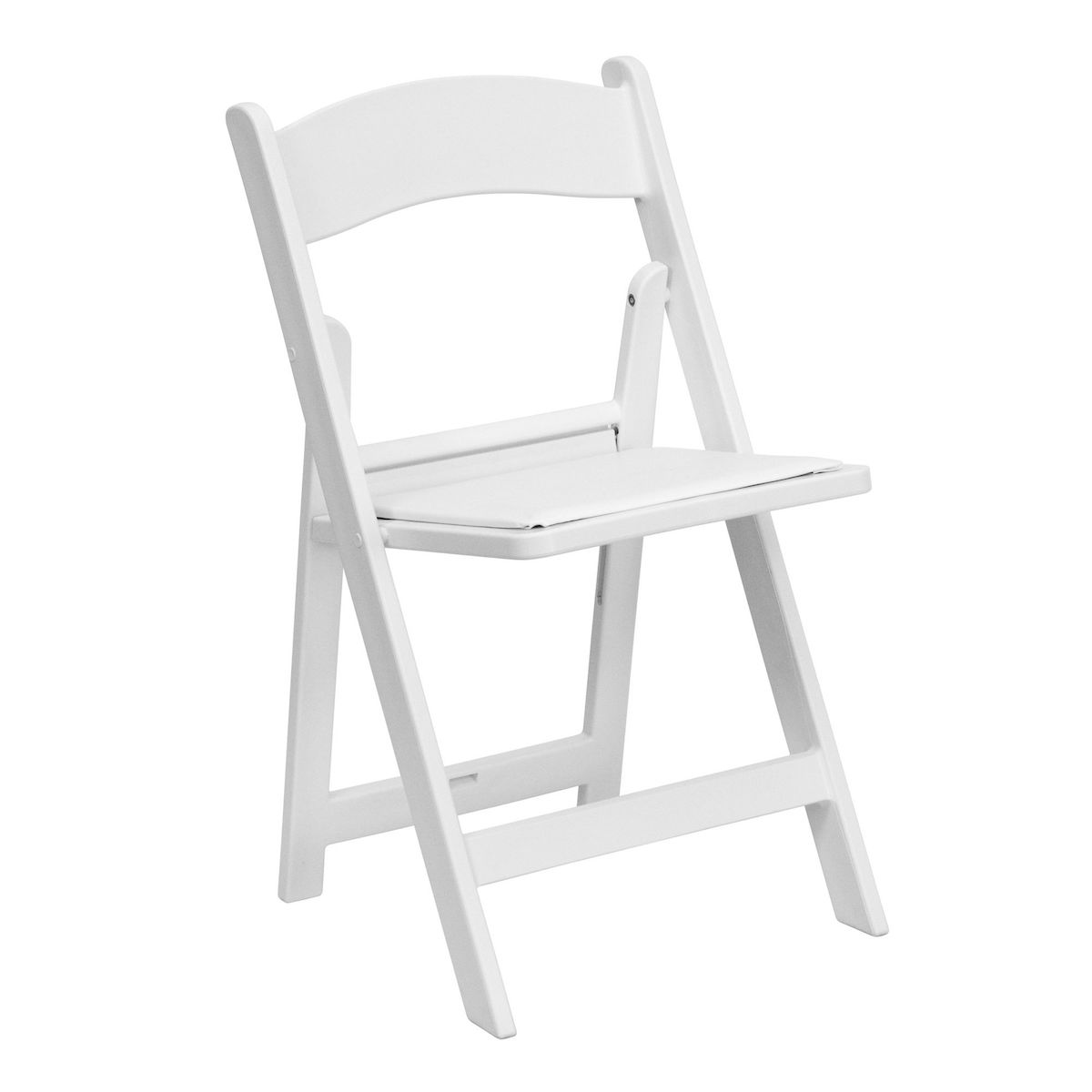 White Padded Garden Chair – Mahaiwe Tent