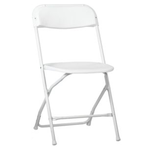 White Folding chairs to Rent Mahaiwe Tent