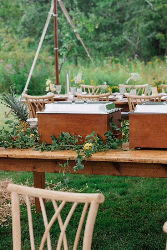 Buffet Service Rental Mahaiwe Tent