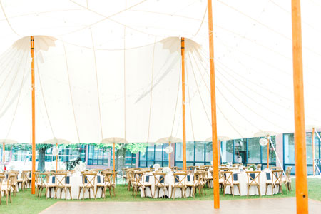 Sailcloth tents to rent in the Berkshires, MA