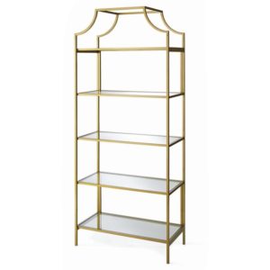 Gold Drink Display Shelf