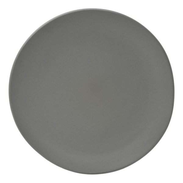 Grey wedding plates to rent Mahaiwe Tent